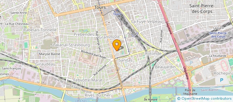 localisation de l'entreprise MONSIEUR ERWANN LAMBERT  TOURS