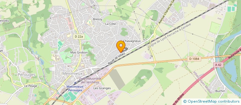 localisation de l'entreprise MONSIEUR ERWANN LAPLANTE  MEXIMIEUX