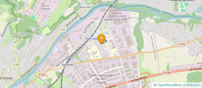 localisation de l'entreprise MONSIEUR ERWANN LE BUHAN  SAINT-OUEN-L'AUMONE