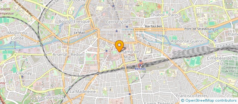 localisation de l'entreprise MONSIEUR ERWANN LE CHEVALIER  RENNES