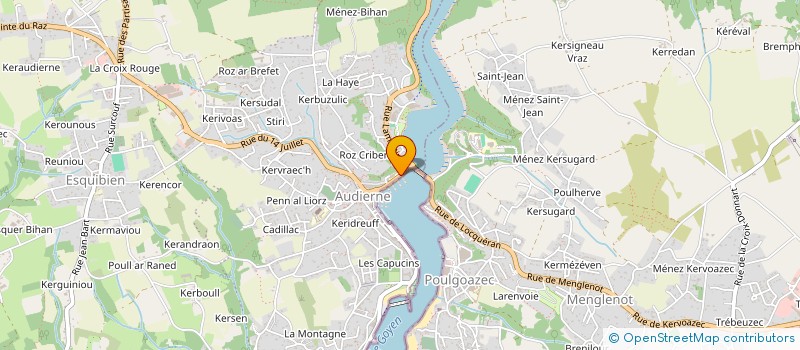 localisation de l'entreprise MONSIEUR ERWANN LE CLEAC'H  AUDIERNE