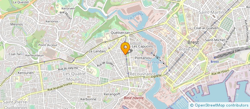 localisation de l'entreprise MONSIEUR ERWANN LE CORRE à BREST