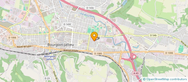 localisation de l'entreprise MONSIEUR ERWANN LE MONNIER  BOURGOIN-JALLIEU