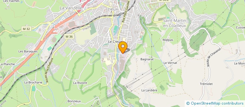 localisation de l'entreprise MONSIEUR ERWANN MOQUET  SAINT-CHAMOND