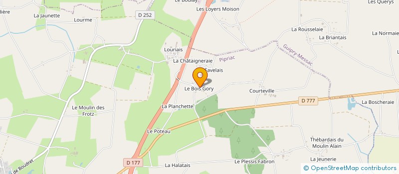 localisation de l'entreprise MONSIEUR ERWANN PAGEOT  PIPRIAC