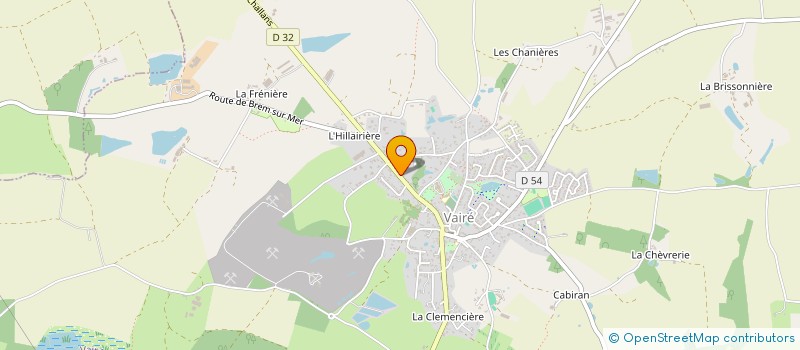 localisation de l'entreprise MONSIEUR ERWANN PORET à LES ACHARDS