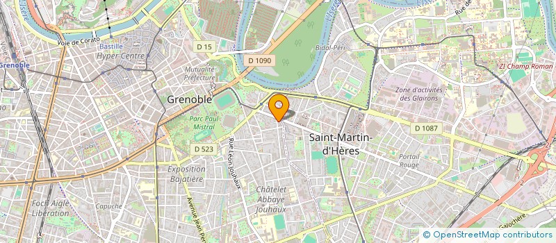 localisation de l'entreprise MONSIEUR ERWANN PREVOST à GRENOBLE