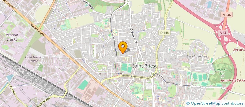 localisation de l'entreprise MONSIEUR ERWANN THIVEND  SAINT-PRIEST