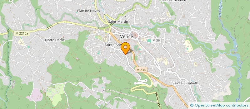 localisation de l'entreprise MONSIEUR ERWANN THOMAS  VENCE