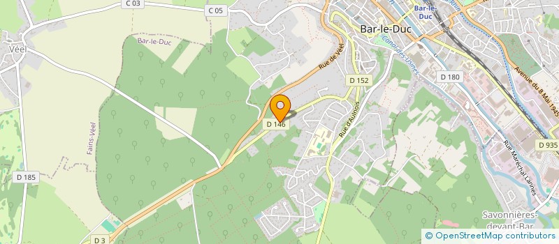 localisation de l'entreprise MONSIEUR ERWIN ARNOUX  BAR-LE-DUC