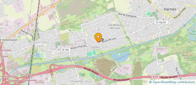 localisation de l'entreprise MONSIEUR ERWIN BARROIS  HARNES