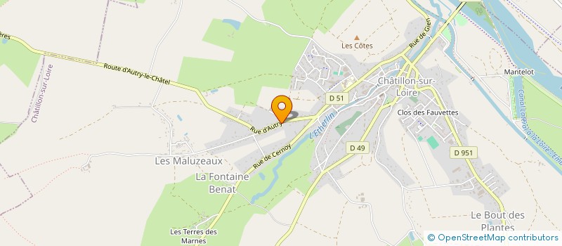 localisation de l'entreprise MONSIEUR ERWIN BOUHASSOUN à CHATILLON-SUR-LOIRE