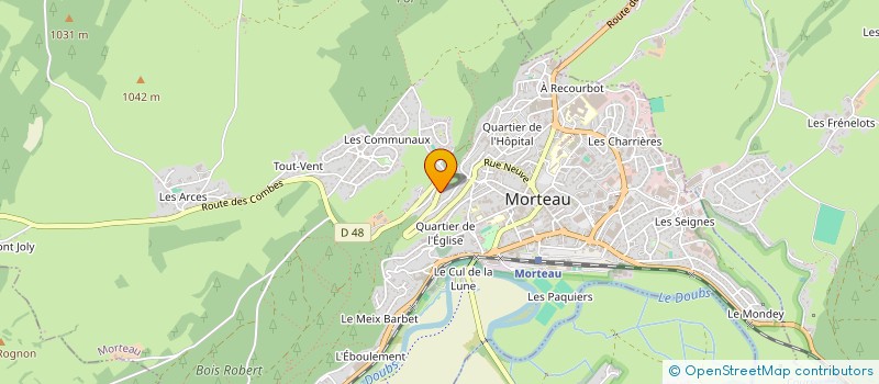 localisation de l'entreprise MONSIEUR ERWIN BUOB à MORTEAU