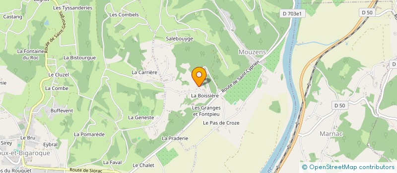 localisation de l'entreprise MONSIEUR ERWIN DE GROOT à VEZAC