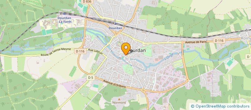 localisation de l'entreprise MONSIEUR ERWIN EDOM ARTHEIN à DOURDAN