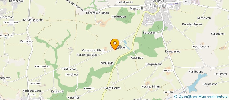 localisation de l'entreprise MONSIEUR ERWIN FLANET DELPIRE  PLOUMOGUER