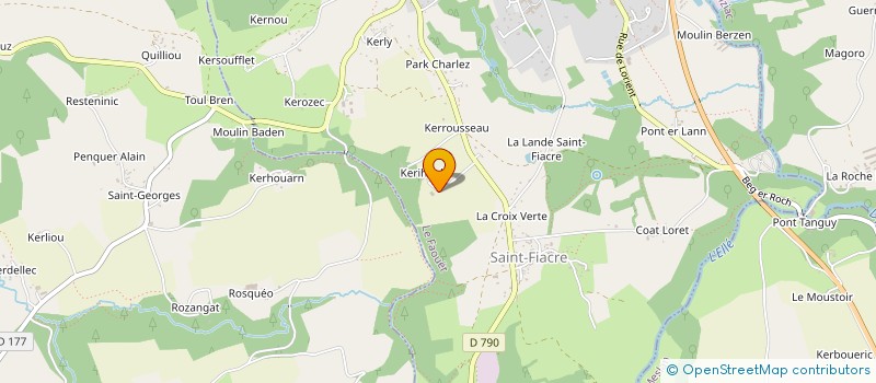 localisation de l'entreprise MONSIEUR ERWIN LEUPE  LE FAOUET