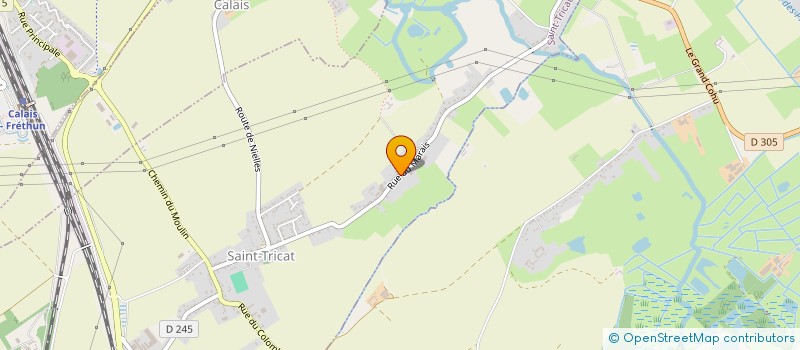 localisation de l'entreprise MONSIEUR ERWIN MOREAU  SAINT-TRICAT