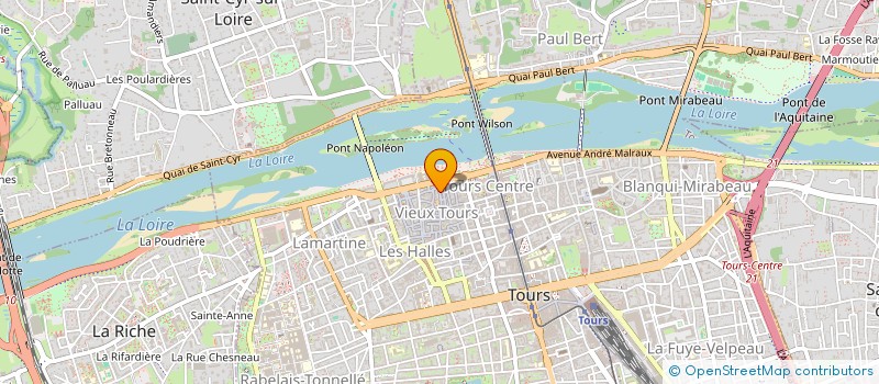 localisation de l'entreprise MONSIEUR ERWIN ROLLAND  TOURS