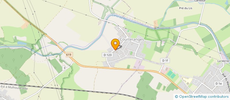 localisation de l'entreprise MONSIEUR ERWIN SCHRIEVER  COURTERANGES