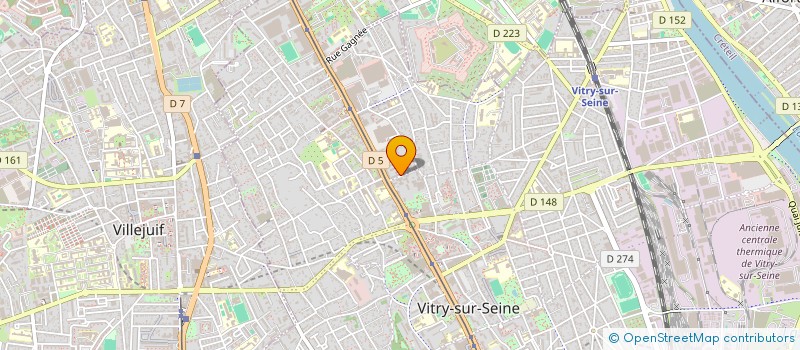 localisation de l'entreprise MONSIEUR ERWIN YEBOUET  VITRY-SUR-SEINE