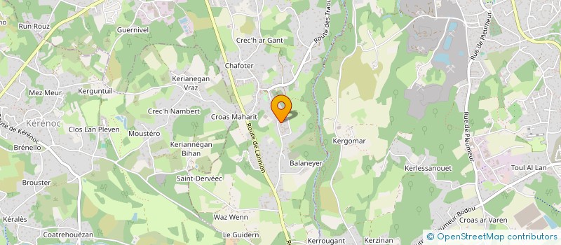 localisation de l'entreprise MONSIEUR ERWOAN LE GOFFIC  PLEUMEUR-BODOU