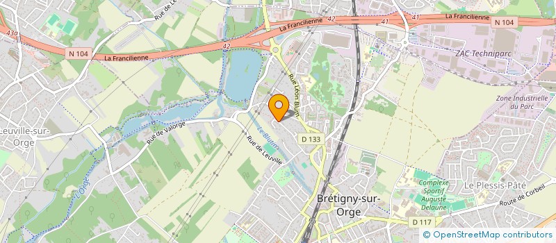 localisation de l'entreprise MONSIEUR ERYCK MAUGER à BRETIGNY-SUR-ORGE