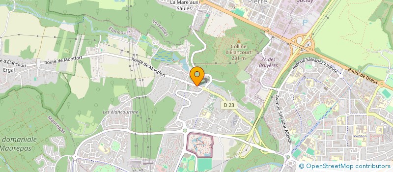 localisation de l'entreprise MONSIEUR ERYTON PEREIRA DA CRUZ  ELANCOURT