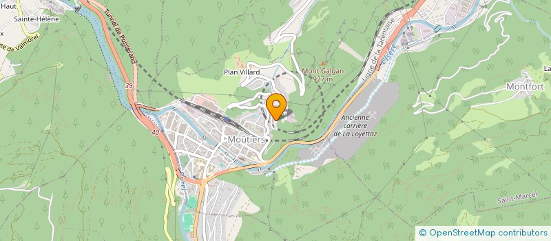 localisation de l'entreprise MONSIEUR ERZAN GUNAYDIN à MOUTIERS