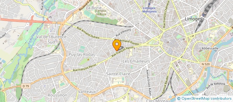 localisation de l'entreprise MONSIEUR ES-SAID BOUSIYD à LIMOGES