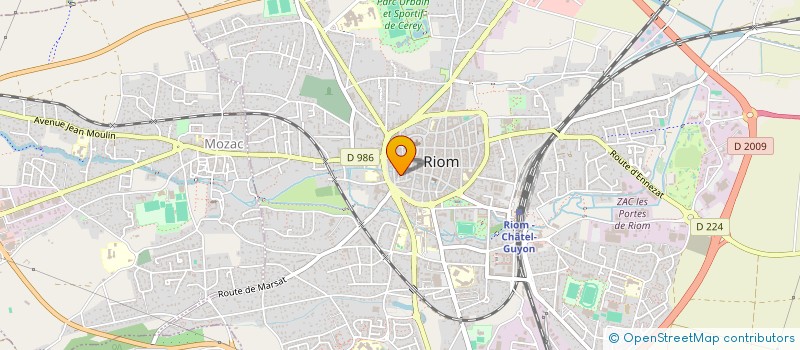 localisation de l'entreprise MONSIEUR ESAI HELFRID  RIOM