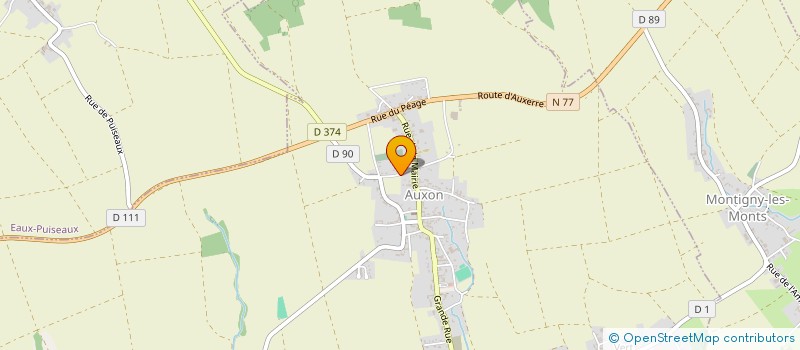 localisation de l'entreprise MONSIEUR ESAIE FLICK  AUXON