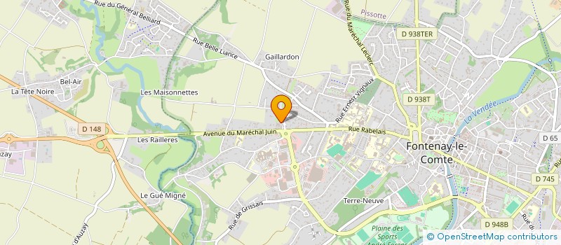 localisation de l'entreprise MONSIEUR ESAIE JACQUES  FONTENAY-LE-COMTE