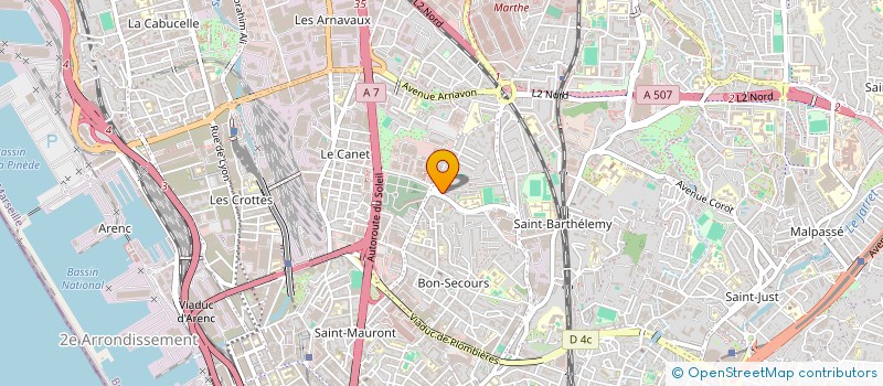 localisation de l'entreprise MONSIEUR ESAT SOKOLJI  MARSEILLE