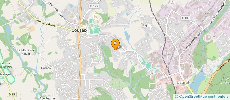 localisation de l'entreprise MONSIEUR ESAU FLORES à COUZEIX