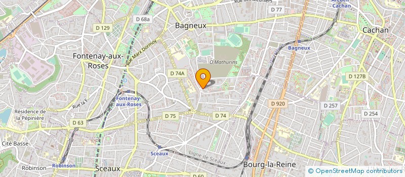 localisation de l'entreprise MONSIEUR ESAU GONCALVES BARBOSA à BAGNEUX