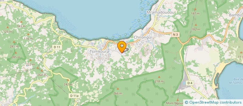 localisation de l'entreprise MONSIEUR ESDINE SAIDALI à CHIRONGUI