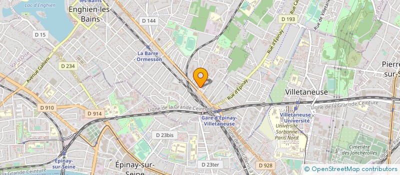 localisation de l'entreprise MONSIEUR ESDRA LOUIS  DEUIL-LA-BARRE