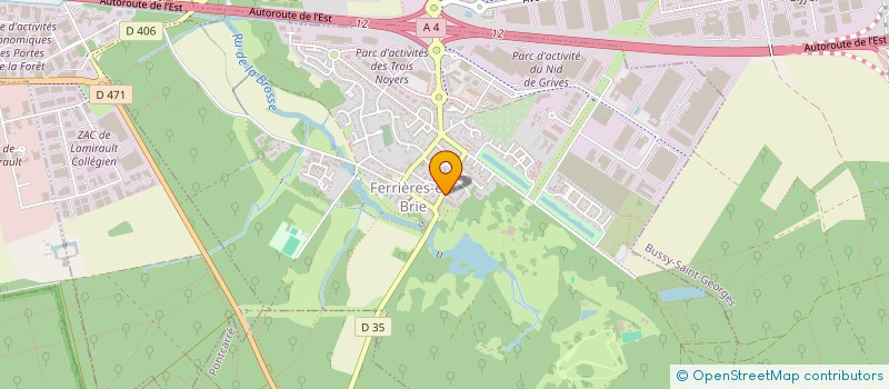 localisation de l'entreprise MONSIEUR ESDRAS GOMES ESDRAS GOMES DE SOUZA  FERRIERES-EN-BRIE