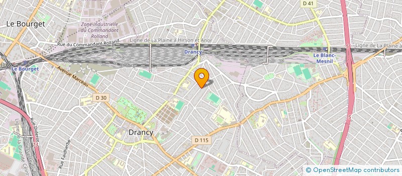 localisation de l'entreprise MONSIEUR ESDRAS SANTOS COSTA  DRANCY