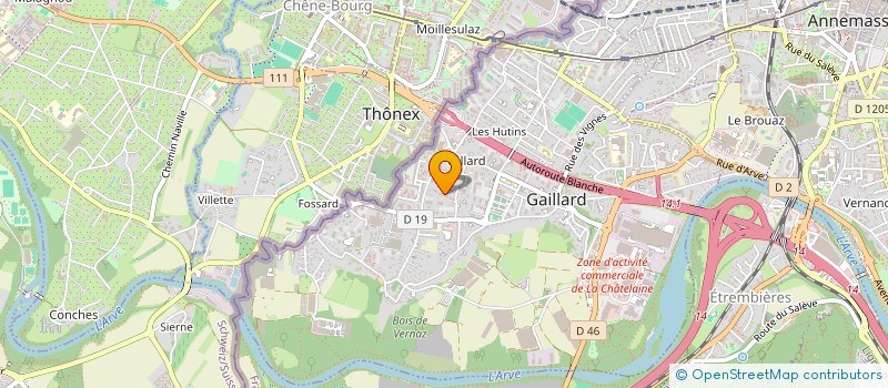 localisation de l'entreprise MONSIEUR ESER EKIZ  GAILLARD