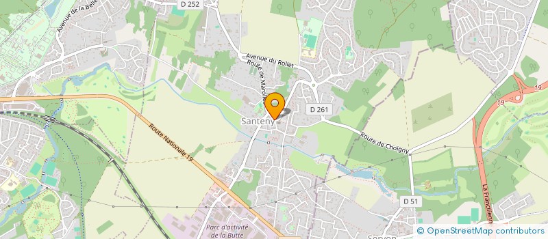 localisation de l'entreprise MONSIEUR ESER SATICI  SANTENY