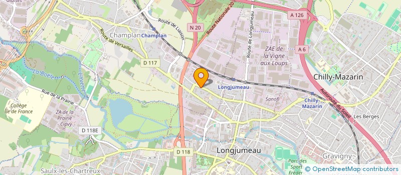 localisation de l'entreprise MONSIEUR ESKANDAR OURIMI  CHAMPLAN