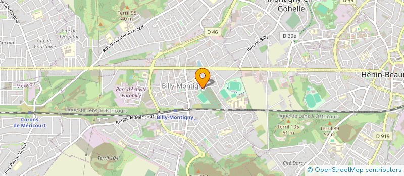 localisation de l'entreprise MONSIEUR ESKANDER YAAKOUBI à BILLY-MONTIGNY