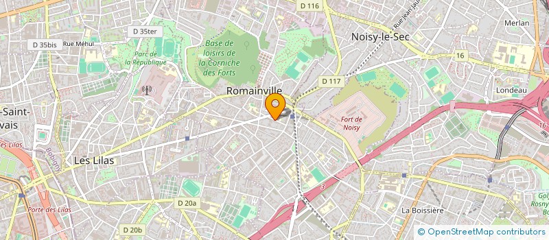localisation de l'entreprise MONSIEUR ESLAM DRAZ à ROMAINVILLE