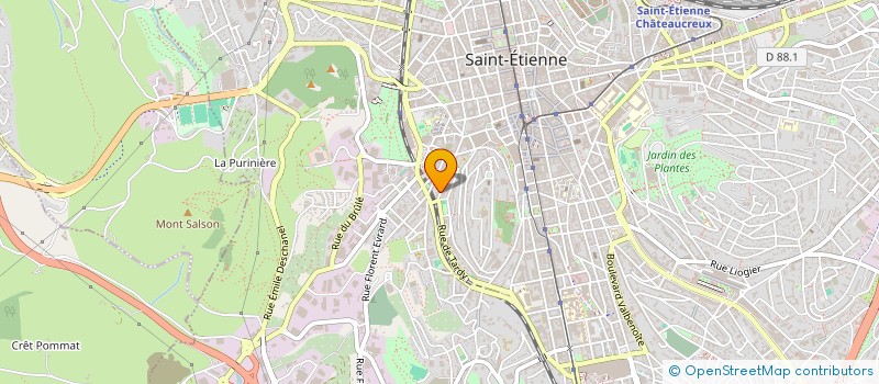 localisation de l'entreprise MONSIEUR ESLAM ELKALLA  SAINT-ETIENNE