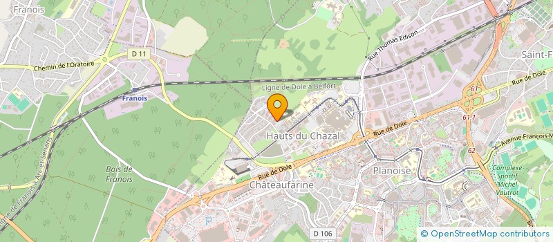 localisation de l'entreprise MONSIEUR ESLEM BOUDRIGA à BESANCON