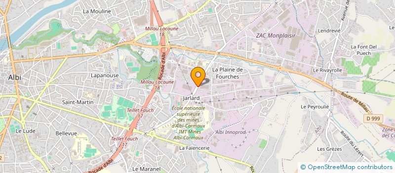 localisation de l'entreprise MONSIEUR ESLIR RIVIERA  ALBI