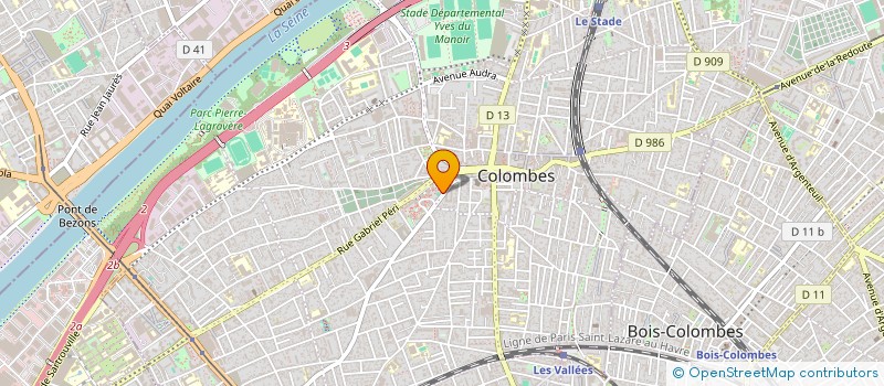 localisation de l'entreprise MONSIEUR ESLY PLUMAIN à COLOMBES