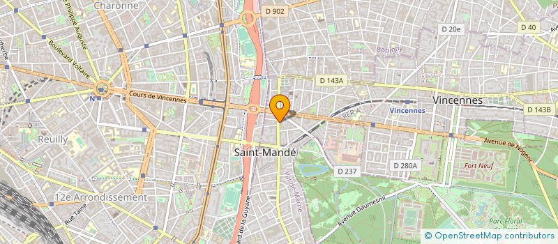 localisation de l'entreprise MONSIEUR ESMAIL SEDIRI à SAINT-MANDE